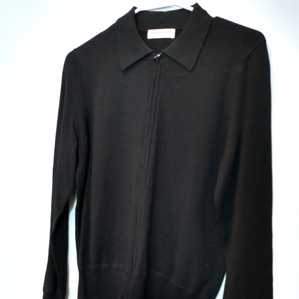 Valerie Stevens Zip Front Cardigan Sweater Size MP